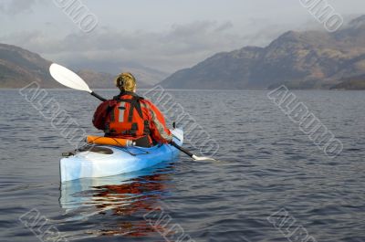 Kayaking on Loch Lomond