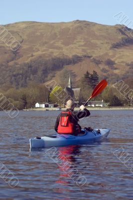 Kayaking on Lake Windermere