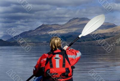 Kayaking on Loch Lomond