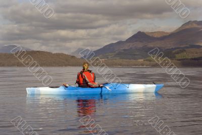 Kayaking on Loch Lomond
