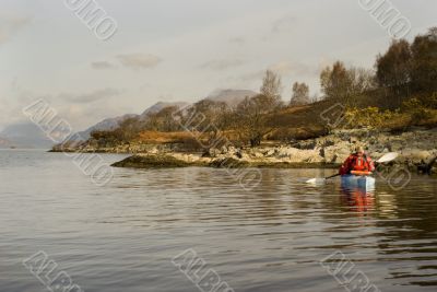 Kayaking on Loch Lomond