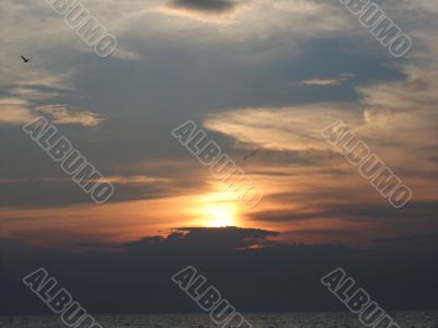 Sea cloudscape