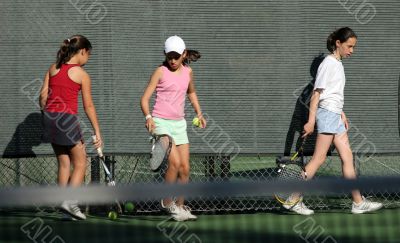 Tennis practice