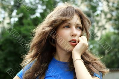 Beautiful teenager outdoor