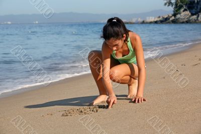 Girl on the beach