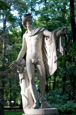 Statue in park Statue in park