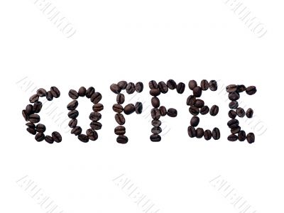 coffee bean text