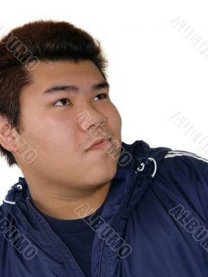 Asian teenage boy
