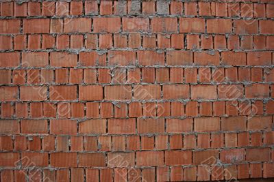 Red brick wall