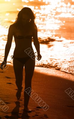 Girl on the beach