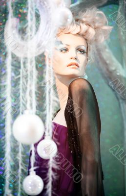 Winter mannequin