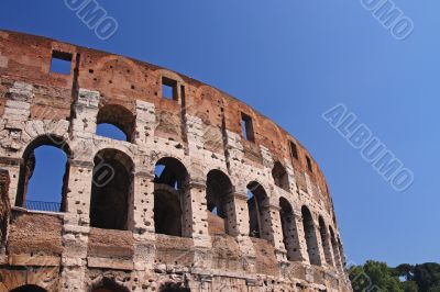 the arches of the colosseum