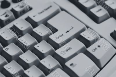  Computer keyboard - close-up