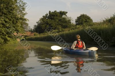 Kayaking on River Dee Kayaking on River Dee