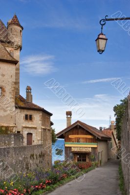 Charming ancient street.