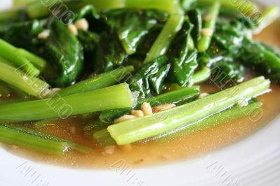 Fried asian vegetables