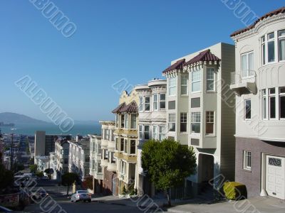 Russian Hill View, San Francisco, California, USA