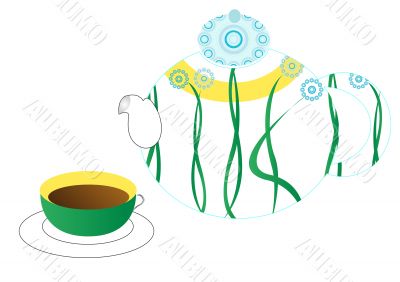 Teapot and Teacup