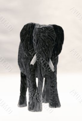 Wooden carving elephant