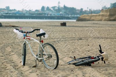 bicycle on the beach