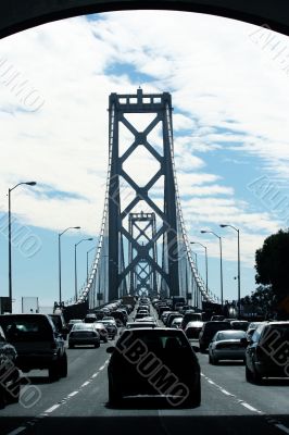 Traffic on Bay Bridge