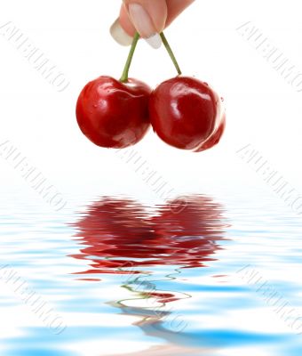 wet cherry