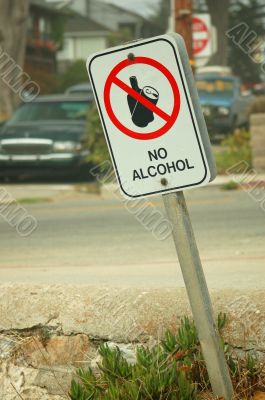 No Alcohol Sign