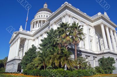 California Capitol Building, corner view