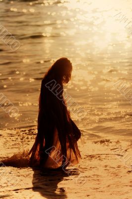Girl on the beach