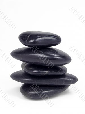 Balancing stones with clipping path