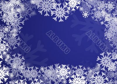 Snowflakes background