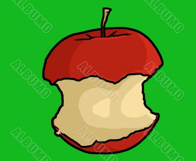 Apple Core Illustration