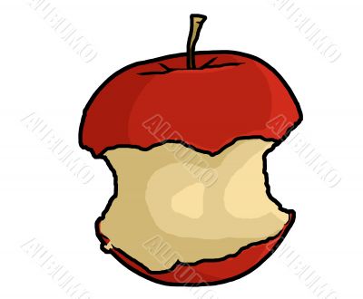 Apple Core Illustration
