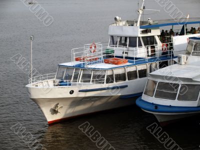 Two ships at the mooring