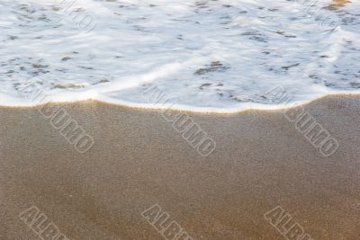 Coastline of the beach