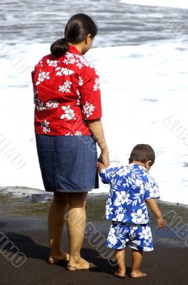 Enjoying the waves