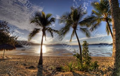 tropical sunset tropical sunset