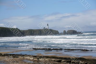 Misty day, Yaquina Head Lighthouse