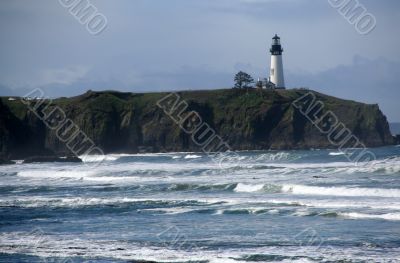 Misty day, Yaquina Head Lighthouse