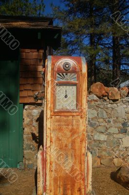 vintage gas pump