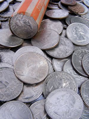 U.S.A. Coins Quarter Roll