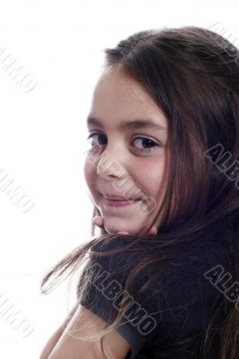 Young girl smiling at camera Young girl smiling at camera