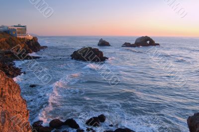California shoreline California shoreline
