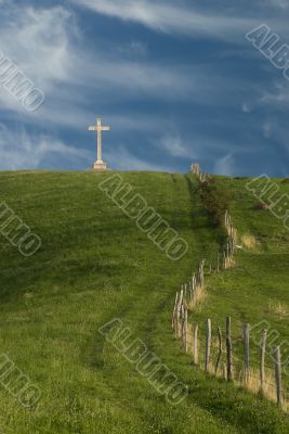Cross on the hill