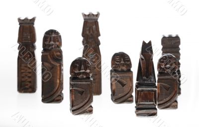 wooden carved chess pieces wooden carved chess pieces