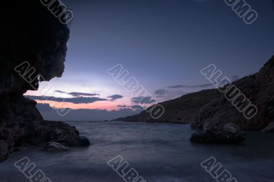 Dusky seascape