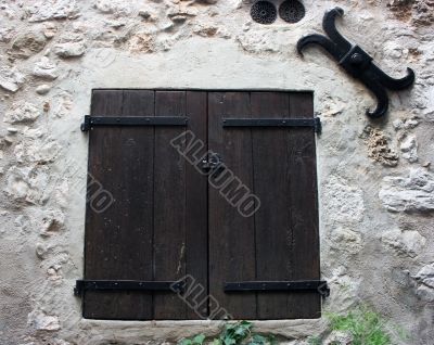 Medieval window shutters