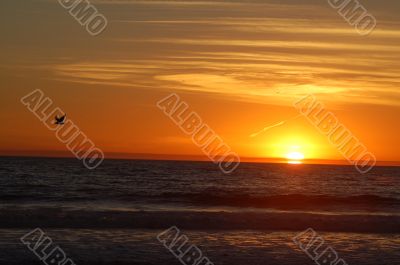 Sunset at Venice Beach