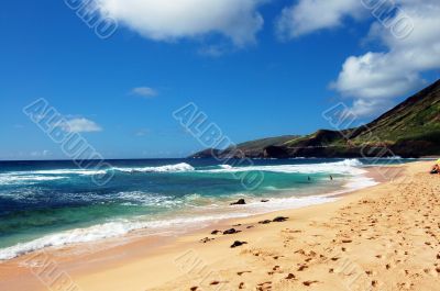 Sandy Beach Honolulu Hawaii