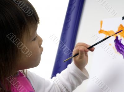 Child Painting 2